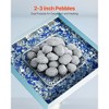 VEVOR Ceramic Fire Pebble Stones, 2-3 inch 30 Pcs Lava Rocks,Reusable Fire Pit Stones Indoor and Outdoor Use,Decorative Firepit Stone for Propane,Gray - 3 of 4