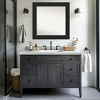 Amanti Art Luxe Non-Beveled Framed Bathroom Vanity Wall Mirror - 4 of 4