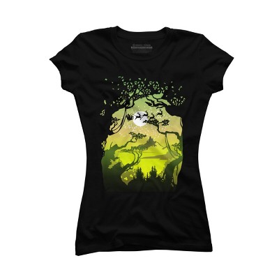 Junior's Design By Humans Christmas Eve By pilipsjanuarius T-Shirt