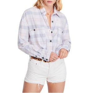 Free People Womens Loveland Button Up Shirt - 1 of 1