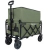 Grungis Expandable Dual-Layer Shopping Cart,Lightweight Grocery Cart with 100% Extra Space,Utility Cart for Camping,Shopping,Sports,Gardening - 2 of 4
