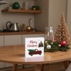 Christmas Table Decorations Christmas Decor Indoor Home Room Truck Office Bathroom Wood Box Sign - 3 of 4