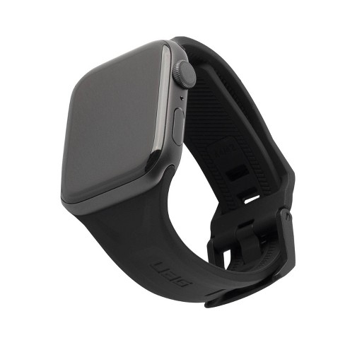 Nfl Las Vegas Raiders Apple Watch Compatible Leather Band 42/44/45mm -  Black : Target