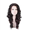 Synthetic Lace Front Curly Wig for Women, Medium Length Natural Looking Wave Hair Wigs - 4 of 4