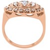 Pompeii3 1/2ct Antique Diamond Ring 14K Rose Gold - 3 of 4