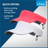 TrailHeads Women’s Sun Visor Hat - Summer Visors for Running, Tennis, Golf, Softball, Workouts - 4 of 4