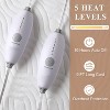 Air Layer Electric Mattress Pad Cover with 5 Heat Settings & 10 Hours Auto Off, Bed Warmer Washable Heating Mattress Pad - 3 of 4