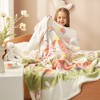 Cozy Bliss Kid Throw Reversible Plush Throw Blanket Printed Bedding Blanket,Twin for Kids(GREEN) - 2 of 4