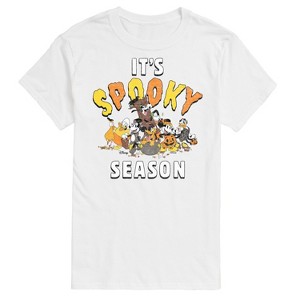 Men's Disney It's Spooky Season Short Sleeve Graphic T-Shirt - White - LG Big and Tall - 1 of 4