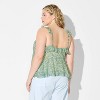 Women's Scoop Neck Chiffon Flutter Tank Top - Wild Fable™ - 3 of 4