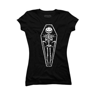 Junior's Design By Humans Dead halloween By Barmalizer T-Shirt