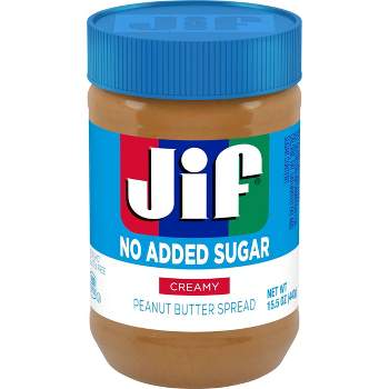 Jif No Added Sugar* Peanut Butter - 15.5oz