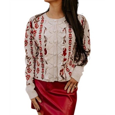 Women's Rosie Ruffles Cardigan - Listicle
