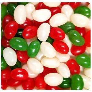 Red, Green & White Christmas Jelly Bean Candy Mix For DIY Holiday Favors - 1 of 4