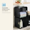 Storage Crate Black - Brightroom™: Stackable Polypropylene Utility Bin with Built-In Handles, 27L Capacity - 4 of 4