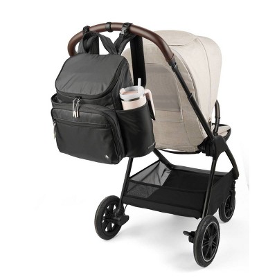 Skip Hop Forma Next Diaper Bag Backpack - Black: Water Repellent, 1.3lb, Nylon Shell, Fits Laptop Up To 15 Inches — фото 6