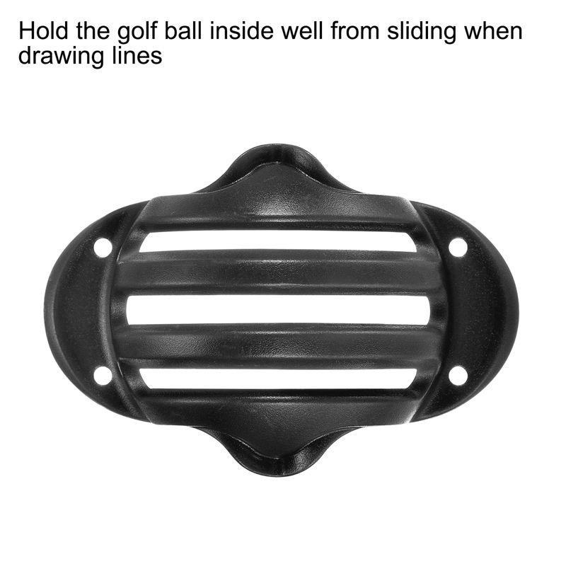 Unique Bargains ABS Plastic Golf Ball Liner 2 Pcs, 4 of 6