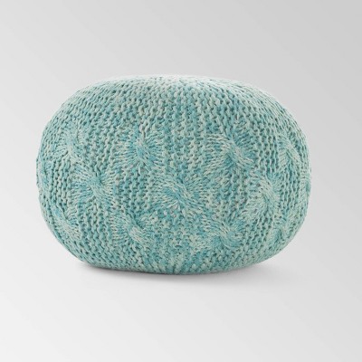 Behring Fabric Weave Pouf - Christopher Knight Home