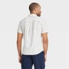 Men's Short Sleeve Poplin Shirt - Goodfellow & Co™ Aqua Blue - 2 of 3