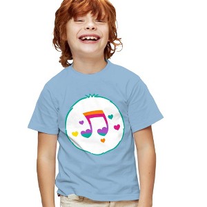 Boys' Short Sleeve Care Bears Heart Song Belly T-Shirt - 1 of 4