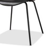 4pc Jaden Plastic and Metal Dining Chair Set - Baxton Studio - 4 of 4