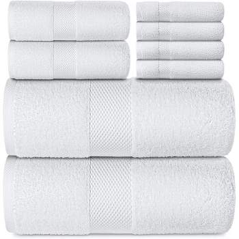 Buy Aquacado 2 Pc Bath & 4 Pc Hand Towel Set of 6 Charcoal Grey & Turq Blue  Online- At Home by Nilkamal