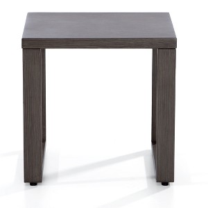 UPTIOT Square Metal Outdoor Side Table - 1 of 4