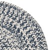 Colonial Mills Howell Tweed Braided Rug, Lake Blue 4x6, Oval Shape - 3 of 3