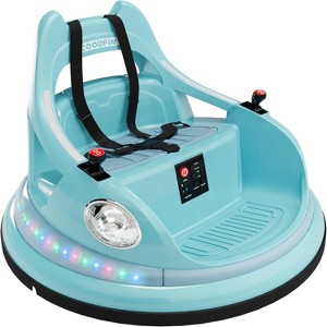Bumper Car for Kids, 12V Electric Ride-On Car for Toddlers with Remote Control, Led Lights, 360-Degree Spin - 1 of 4