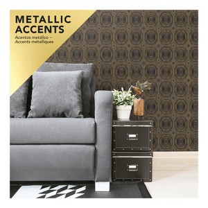 RoomMates Bees Knees Peel & Stick Wallpaper: Removable Vinyl, Geometric Honeycomb, Modern Decor, 28 Sq Ft Coverage - 1 of 4