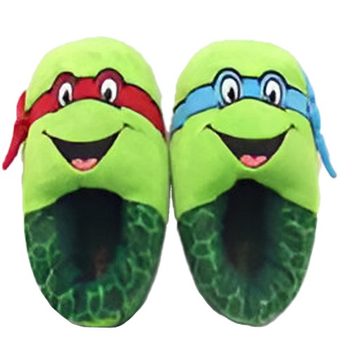 Teenage Mutant Ninja Turtles Boys' Dual Sizes Slippers. (little Kids ...