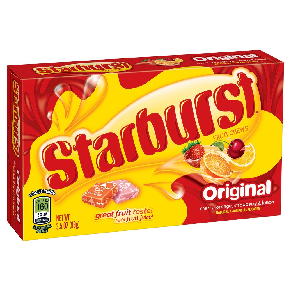 UPC 022000011879 product image for Starburst Theater Box Original Fruit Chews - 3.5oz | upcitemdb.com