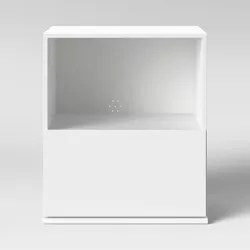 1 Drawer Modular Nightstand White - Room Essentials™