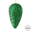 Vickerman Matte Glitter Pinecone Christmas Ornament - 3 of 3