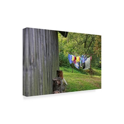 Trademark Fine Art -Incredi 'Laundry Day' Canvas Art