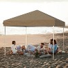 GustoWave 10x10 Pop Up Canopy with 1 Sidewall for Deck, Garden - 2 of 4