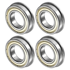 Unique Bargains Chrome Steel Durable Multipurpose Use Flanged Ball Bearing - 1 of 4