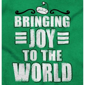 Christmas Bringing Joy to the World Sweatshirt for Men or Women Brisco Brands - 1 of 4