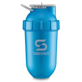 SHAKESPHERE Mixer Jug: Protein Shaker Bottle and Smoothie Cup, 44 oz -  Bladeless Blender Cup Purees Raw Fruit, No Blending Ball - Fluorescent  Yellow