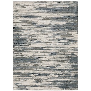 Captiv8e Designs Connor Contemporary Abstract Blue/Gray Area Rug - 1 of 4