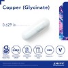 Pure Encapsulations Copper Glycinate 60's - 2 mg Copper - Supports Red Blood Cell Formation* - Aids Energy Metabolism - Non-GMO & Vegan - 60 Capsules - 3 of 4