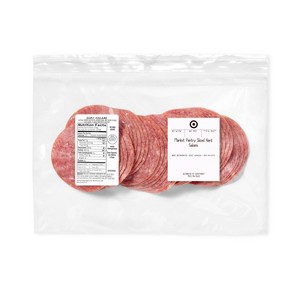 Deli Fresh Sliced Hard Salami - price per lb - Market Pantry™ - 1 of 3