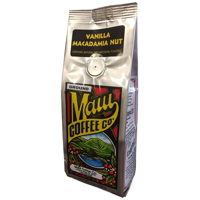 Maui Vanilla Macadamia Nut Medium Roast Ground Coffee - 7oz, 1 of 2