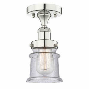 Canton - 1 Light Semi-Flush Mount In Industrial Style-9.25 Inches Tall and 5.25 Inches Wide - 1 of 1
