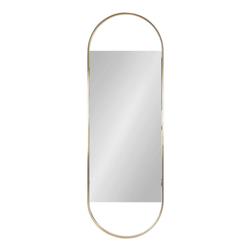 16&#34; x 48&#34; Nobles Framed Capsule Decorative Wall Mirror Gold - Kate &#38; Laurel All Things Decor, 3 of 8