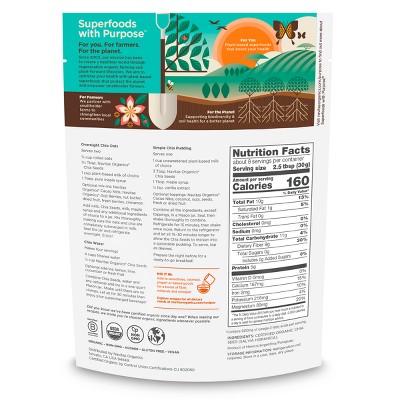 Navitas Organics Vegan Chia Seeds - 8oz