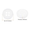 Unique Bargains Resin Craft Snap Round Flat 4-Hole Sewing Buttons 50 Pcs - 2 of 4