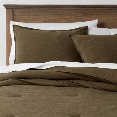 Space Dyed Cotton Linen Comforter & Sham Set - Threshold™
