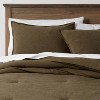 Space Dyed Cotton Linen Comforter & Sham Set - Threshold™ - 2 of 4