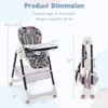 Infans Baby High Chair Convertible Highchairs for Babies & Toddlers w/ Safety Harness - 2 of 4